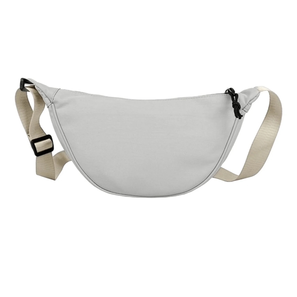 Beige Crossbody Bag Dumpling Bag Lightweight Small Shoulder Bag Underarm Bag